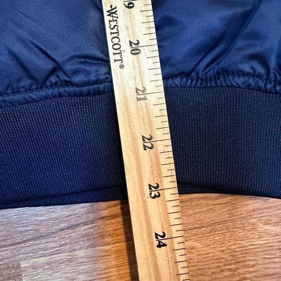 WEAR by Erin Andrews NFL Seattle Seahawks Full Zip Bomber Jacket Blue | Women Si - Picture 11 of 13